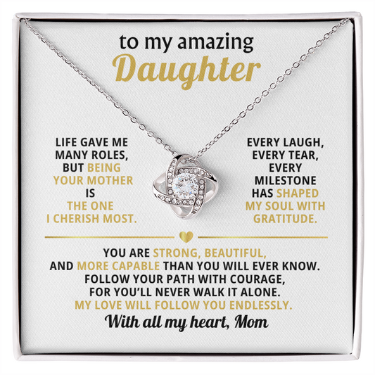 To My Amazing Daughter, You Are Strong, Beautiful, Capable-Mom