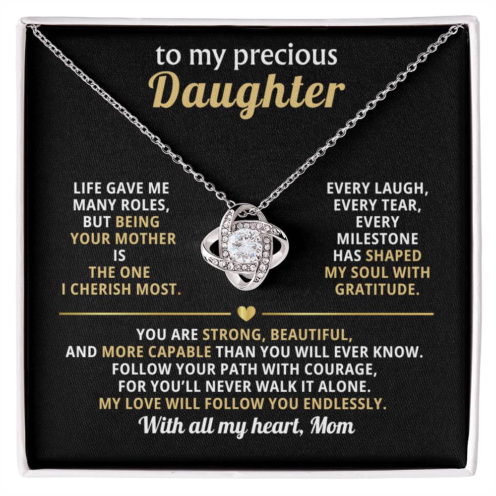 To My Precious Daughter, Love You Endlessly-Mom