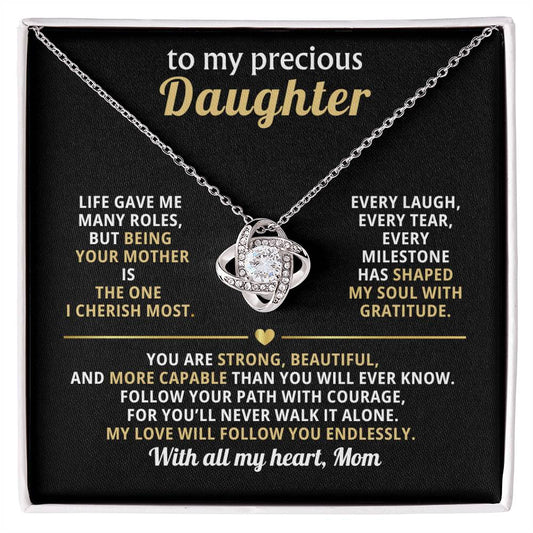 To My Precious Daughter, Love You Endlessly-Mom