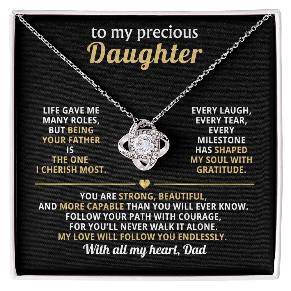 To My Precious Daughter, Love You Endlessly-Dad