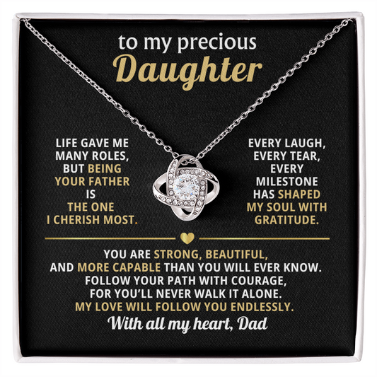 To My Precious Daughter, Love You Endlessly-Dad