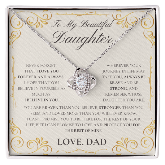 To My Beautiful Daughter- I'll Love & Protect You-Dad