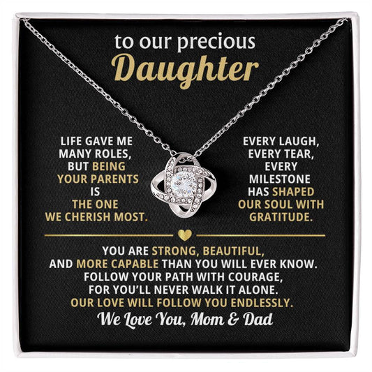 To My Precious Daughter, Love You Endlessly- Mom & Dad