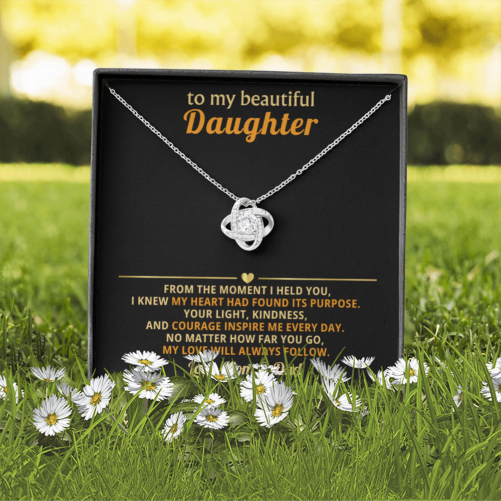 To My Beautiful Daughter, From the Moment I Held You- Mom & Dad