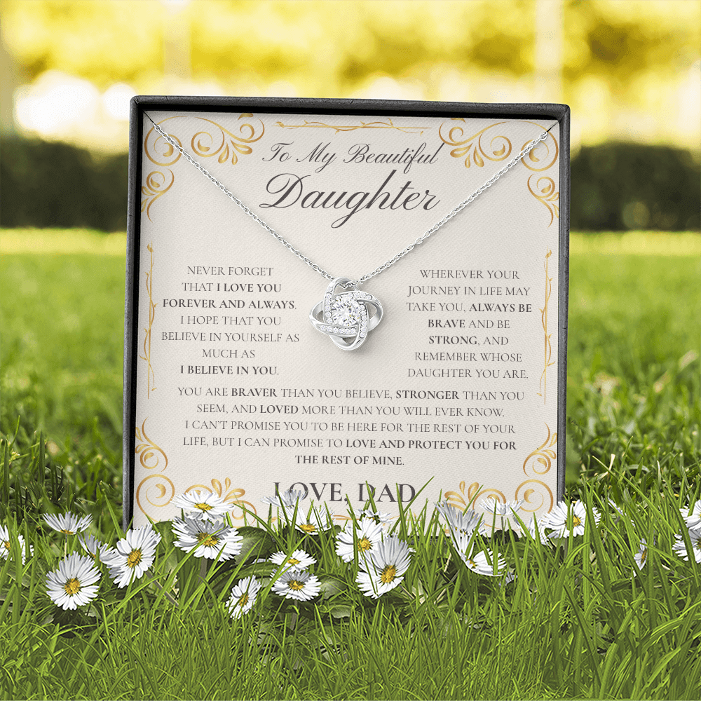 To My Beautiful Daughter- I'll Love & Protect You-Dad