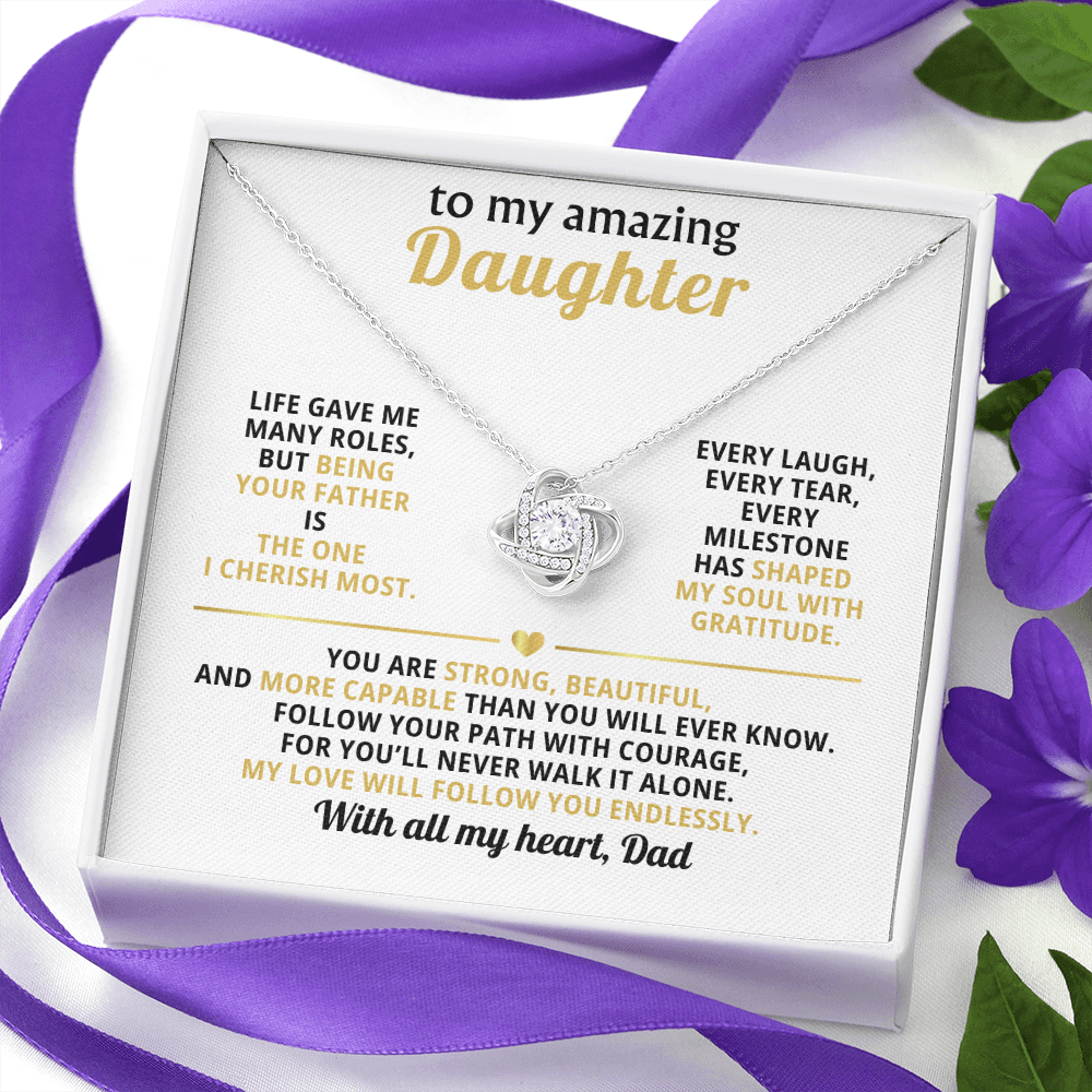 To My Amazing Daughter, You Are Strong, Beautiful, Capable-Dad