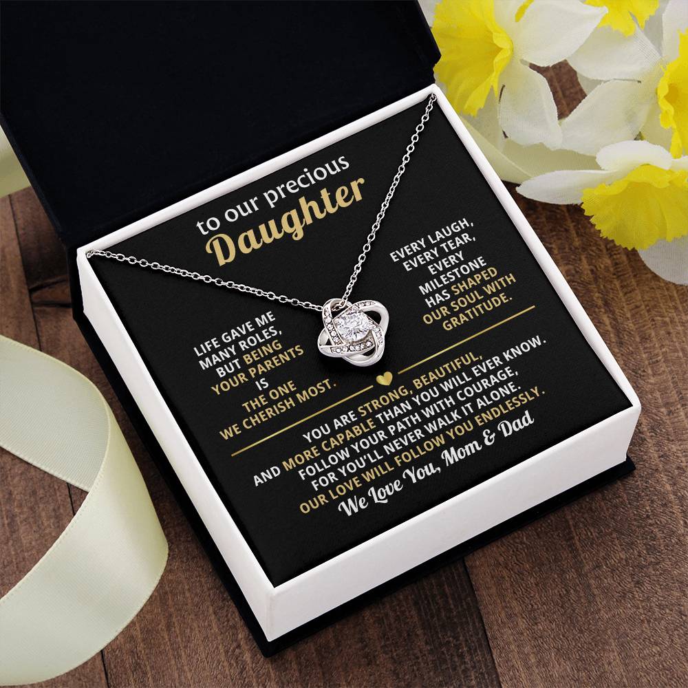 To My Precious Daughter, Love You Endlessly- Mom & Dad