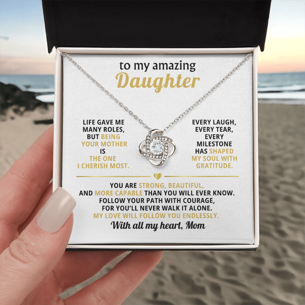 To My Amazing Daughter, You Are Strong, Beautiful, Capable-Mom