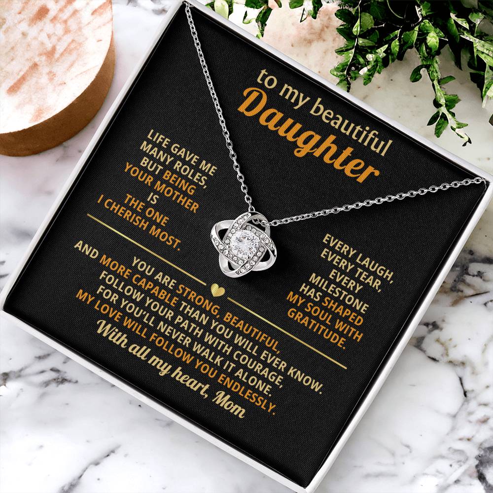 To My Beautiful Daughter, Follow Your Path with Courage- Mom