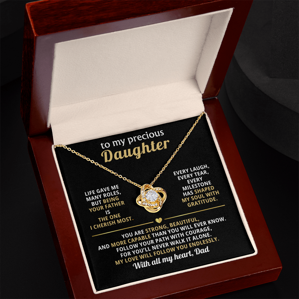 To My Precious Daughter, Love You Endlessly-Dad