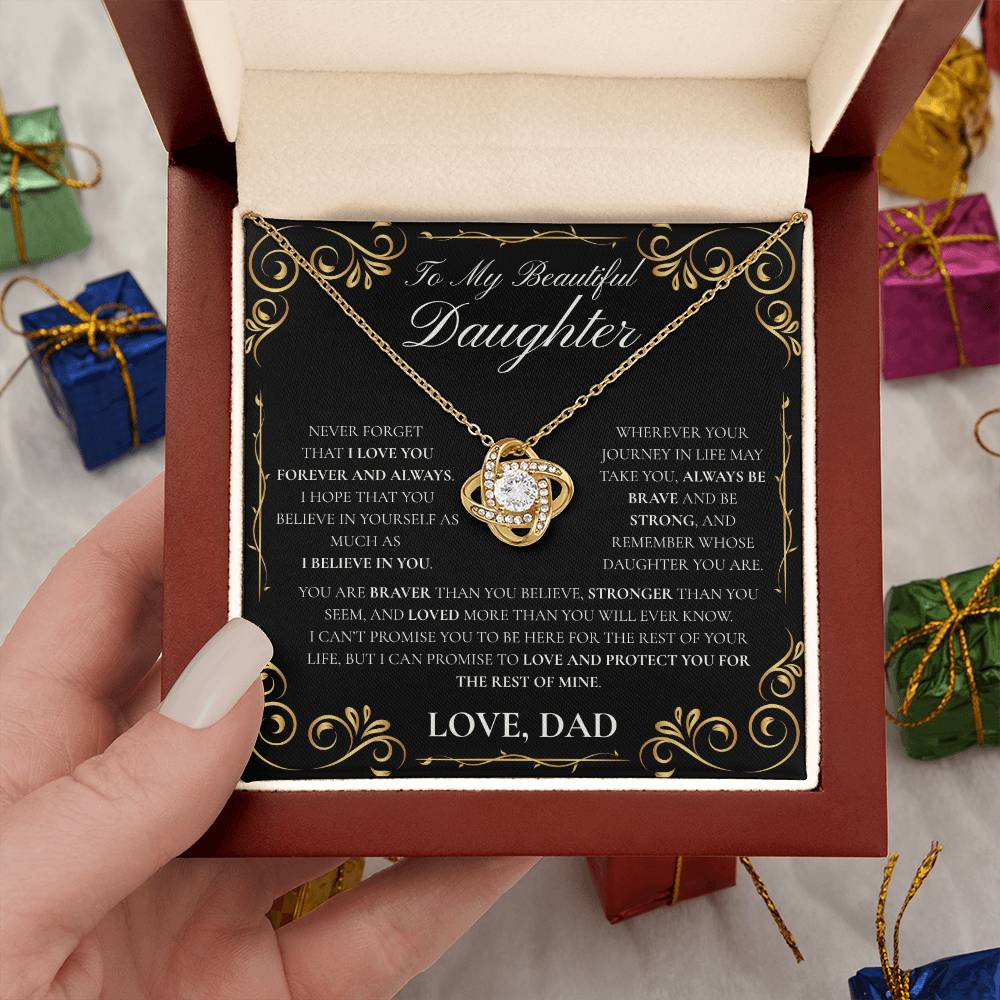 Daughter-Never Forget (Love Knot)- Dad