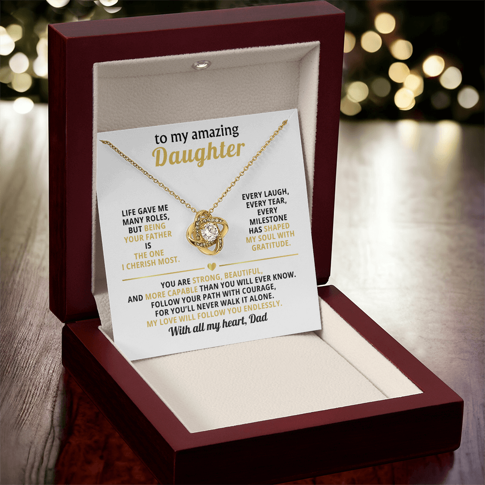 To My Amazing Daughter, You Are Strong, Beautiful, Capable-Dad