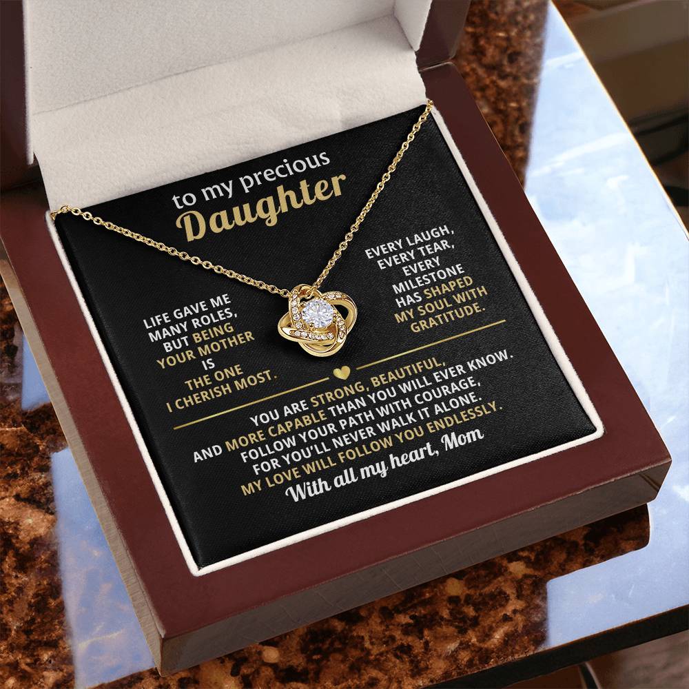 To My Precious Daughter, Love You Endlessly-Mom