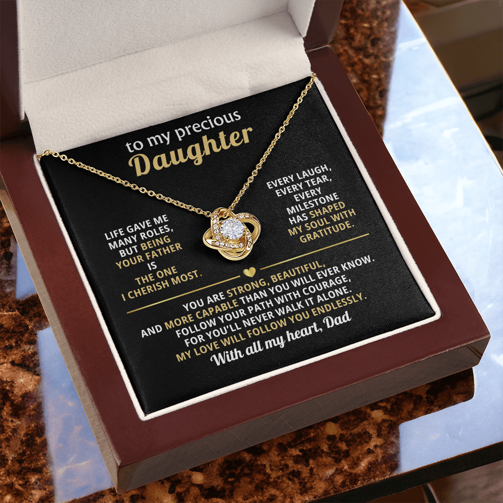 To My Precious Daughter, Love You Endlessly-Dad