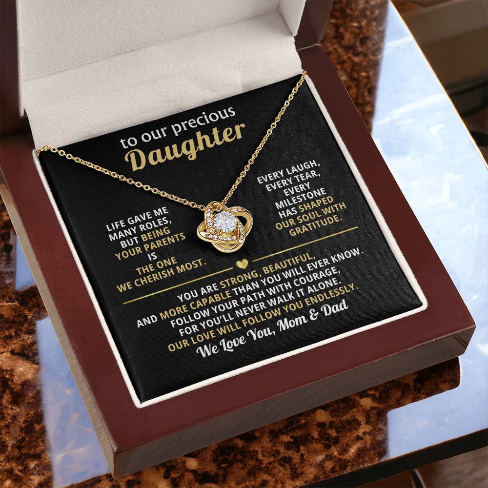 To My Precious Daughter, Love You Endlessly- Mom & Dad