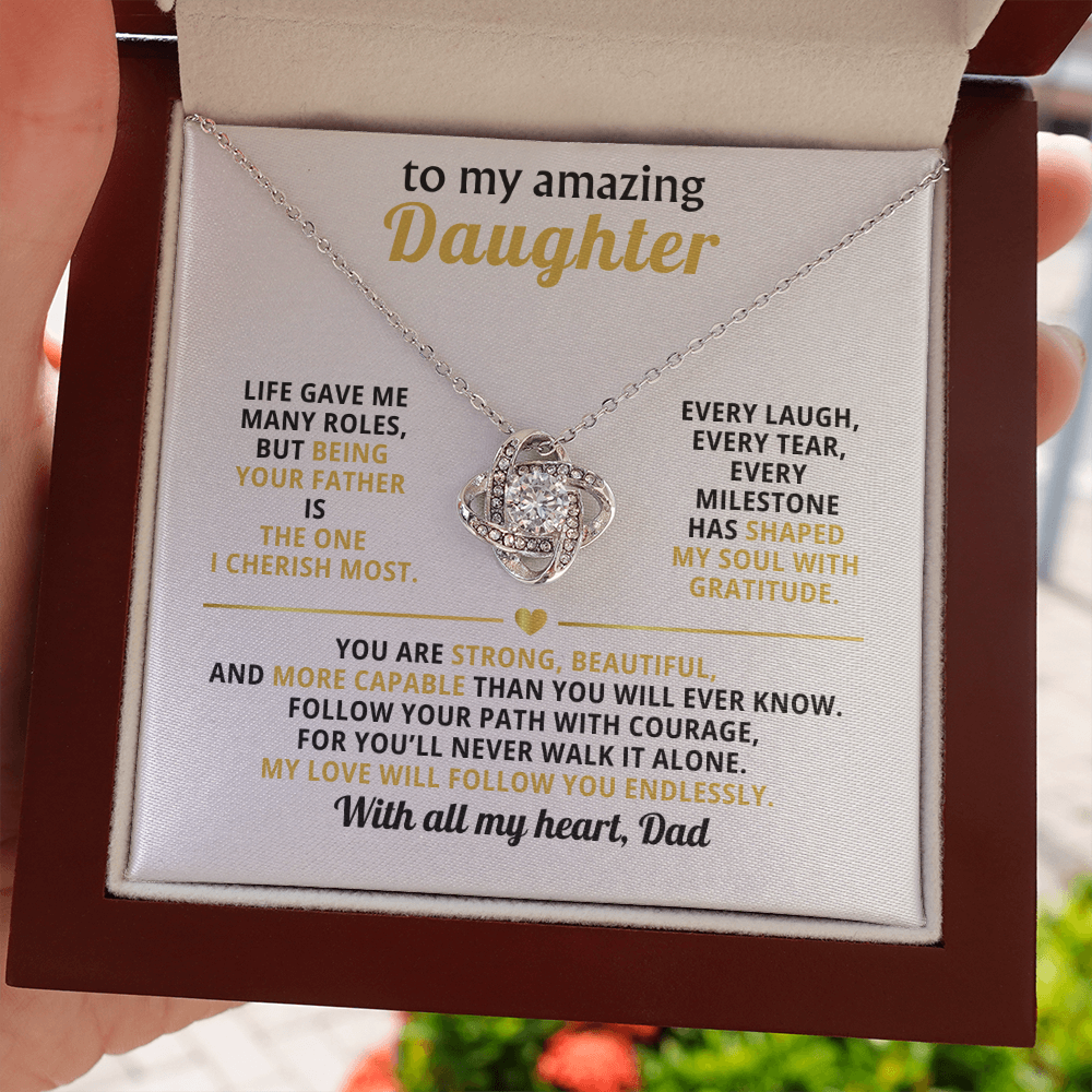 To My Amazing Daughter, You Are Strong, Beautiful, Capable-Dad