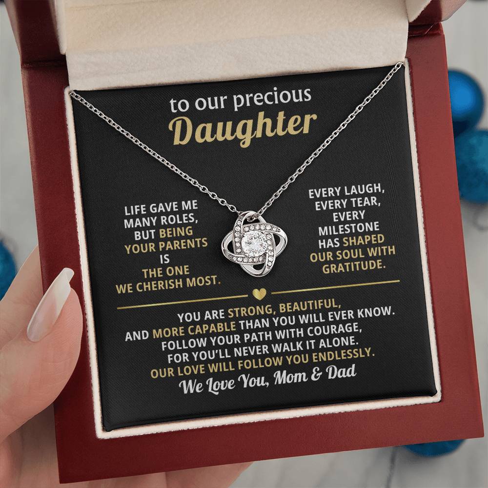 To My Precious Daughter, Love You Endlessly- Mom & Dad