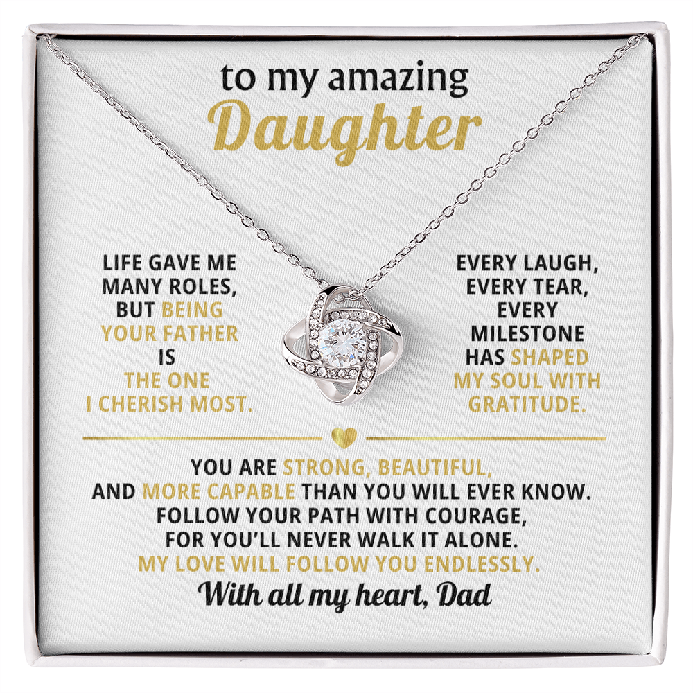 To My Amazing Daughter, You Are Strong, Beautiful, Capable-Dad