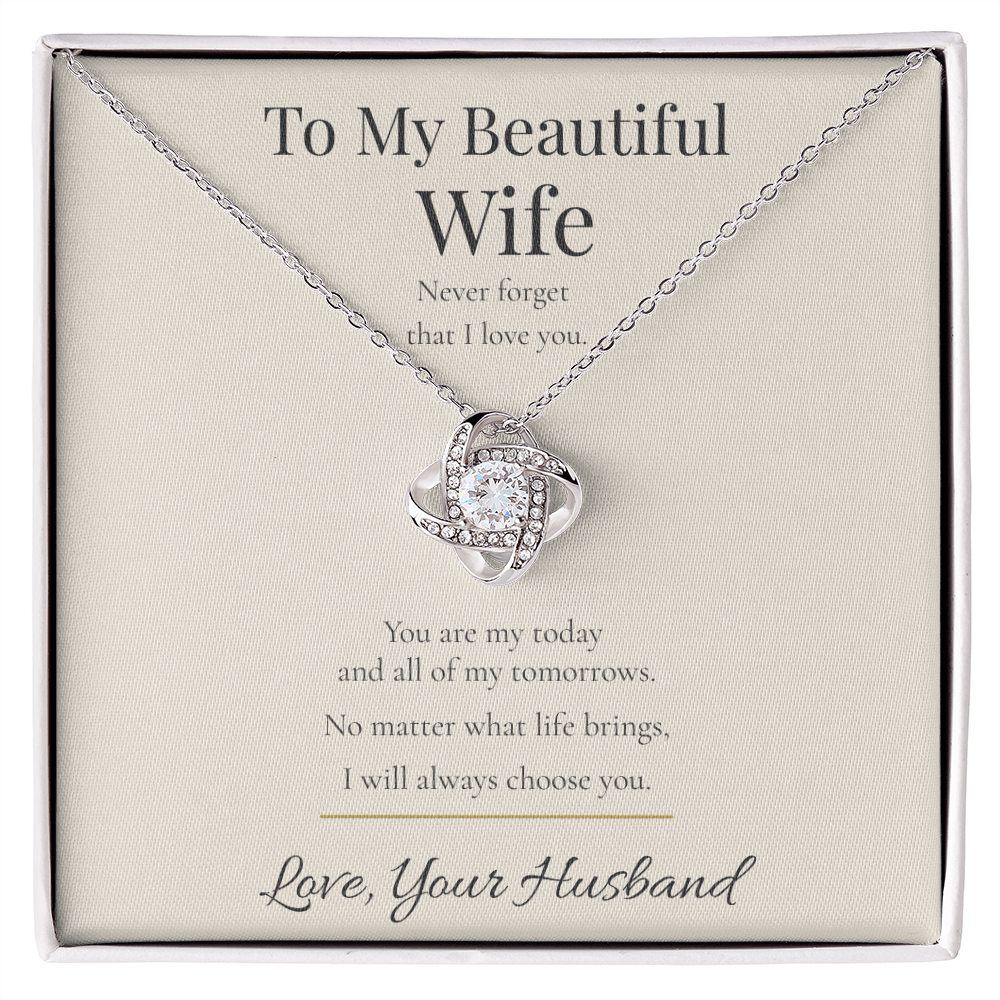To My Beautiful Wife-Never Forget That I Love You
