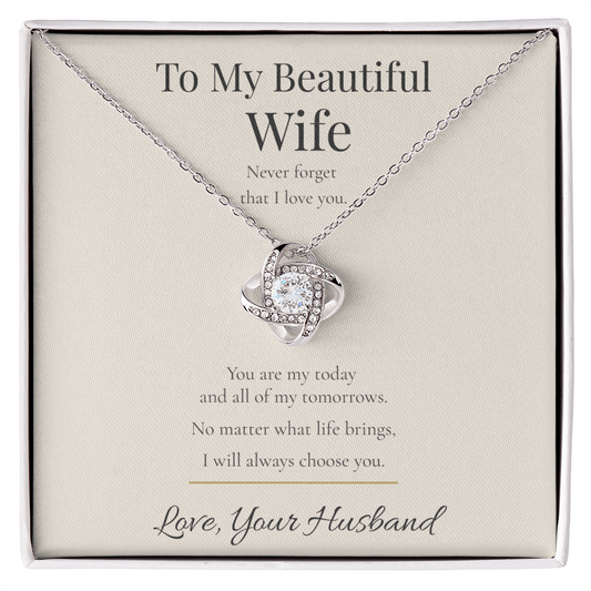 To My Beautiful Wife-Never Forget That I Love You