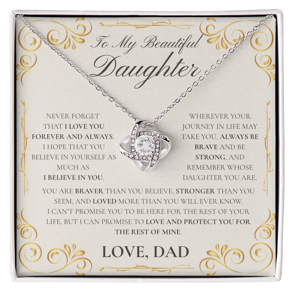 To My Beautiful Daughter- I'll Love & Protect You-Dad