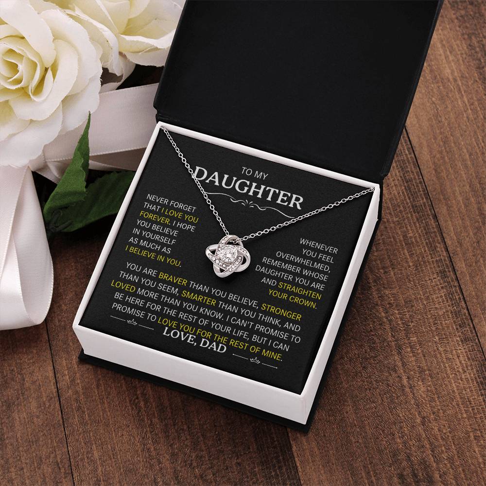 To My Daughter- Never Forget That I Love You Forever-Dad