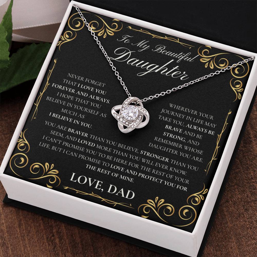 Daughter-Never Forget (Love Knot)- Dad