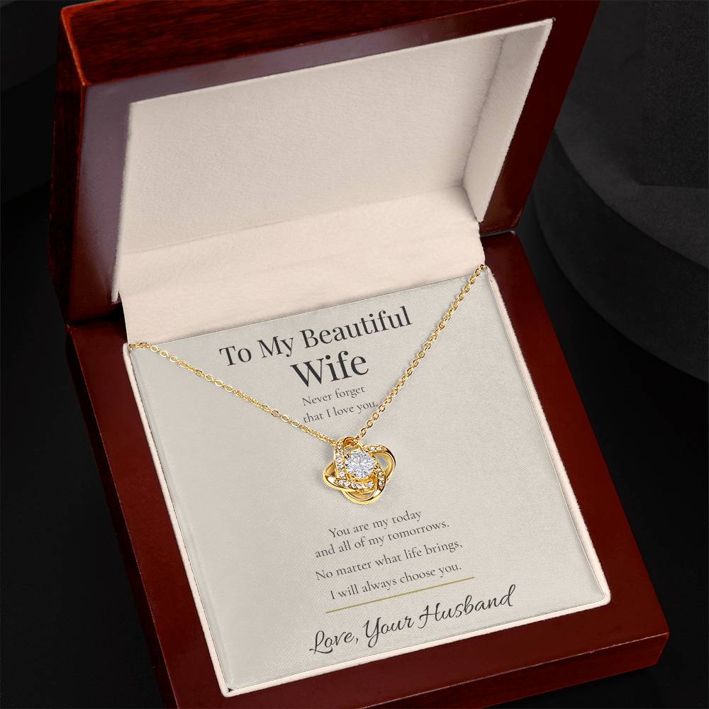 To My Beautiful Wife-Never Forget That I Love You