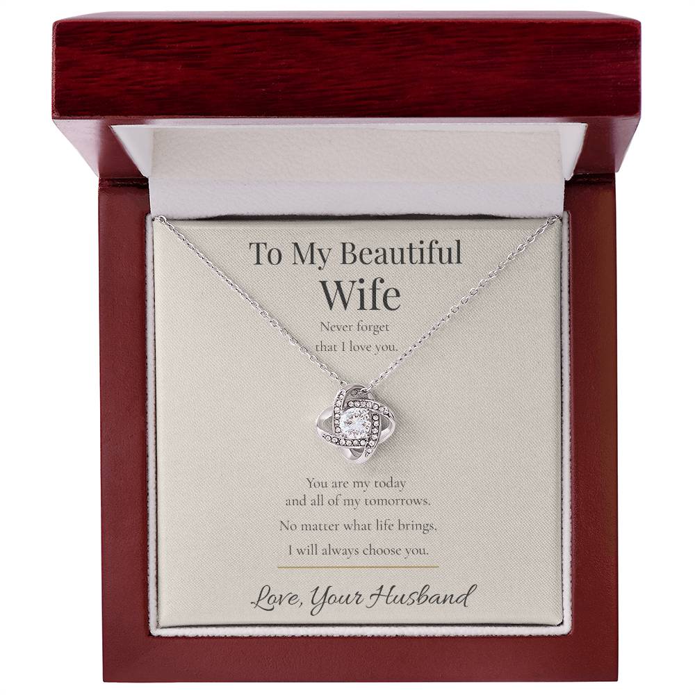 To My Beautiful Wife-Never Forget That I Love You