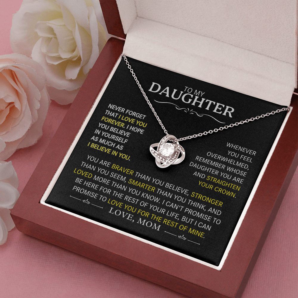To My Daughter- Never Forget That I Love You Forever- Mom