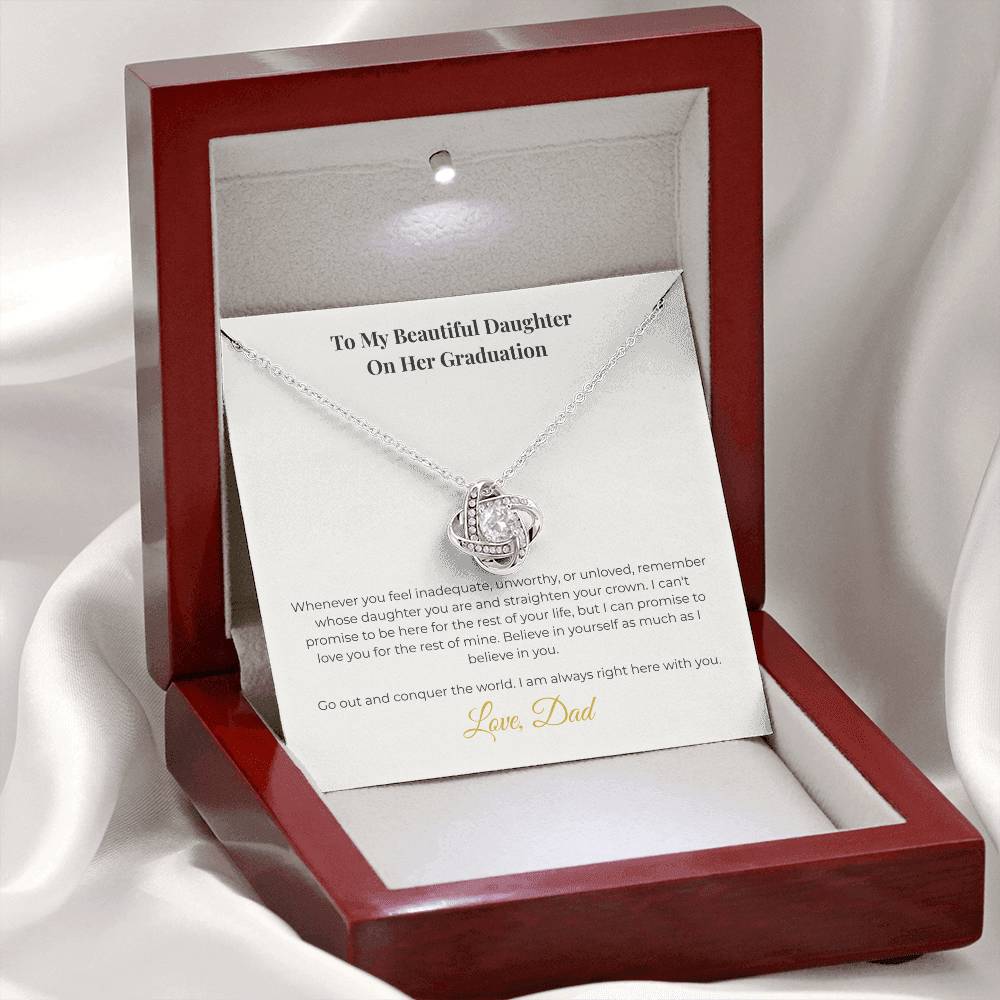 To My Beautiful Daughter On Her Graduation - The Love Knot Tribute